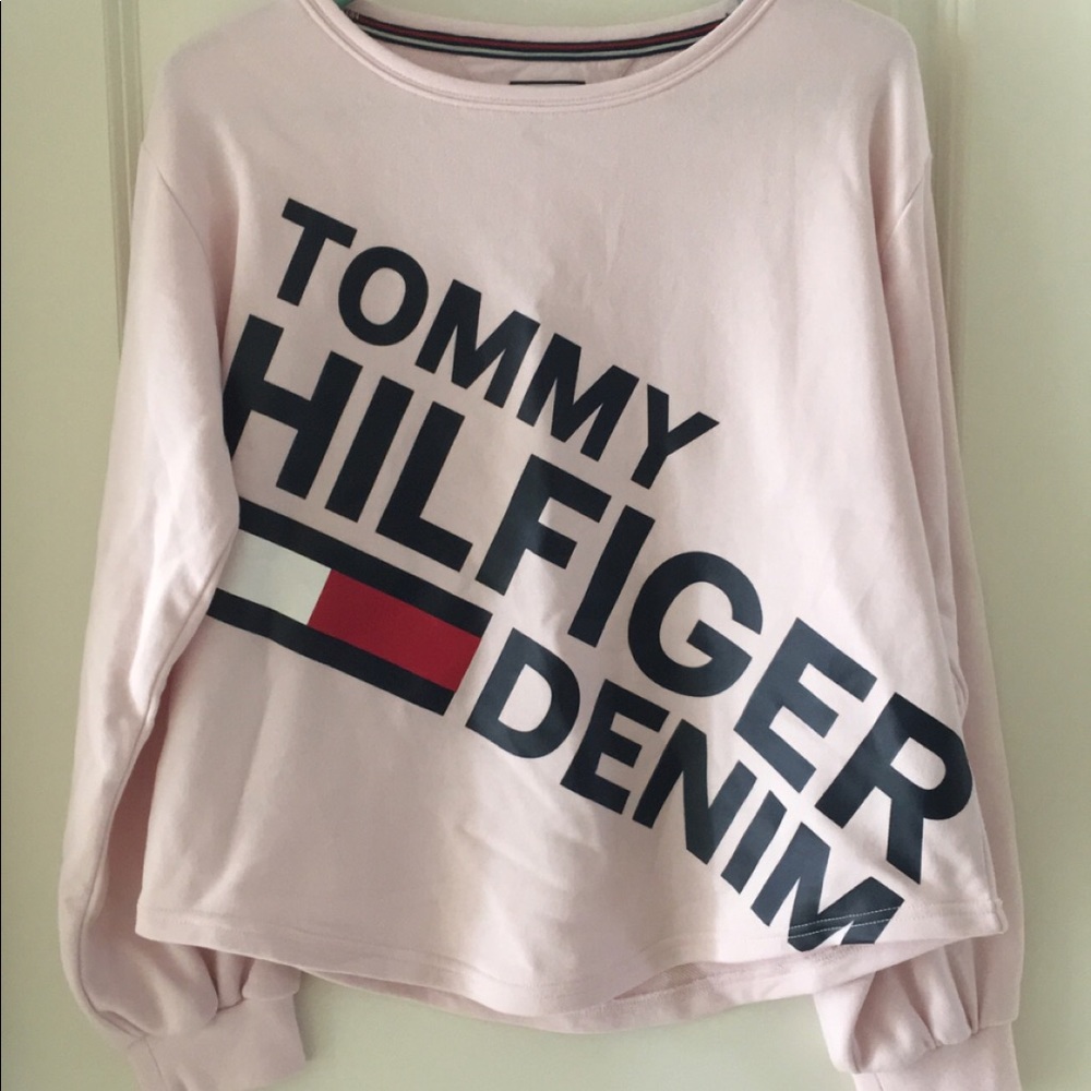 Pink Tommy Hilfiger Sweater